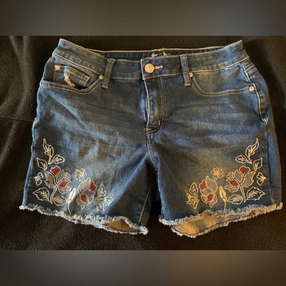 Dark wash kids Jean shorts